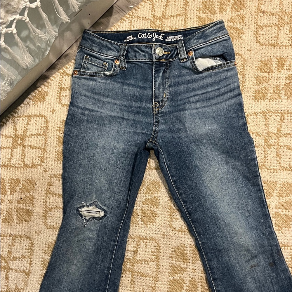 Cat & Jack kids  Distressed Denim Jeans